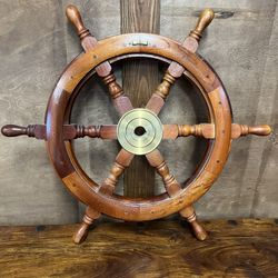 Ship Wheel Deco