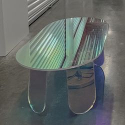 Iridescent coffee table