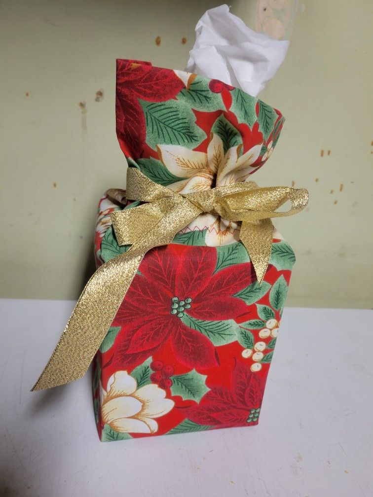 Holiday Kleenex Box Cloth Cover