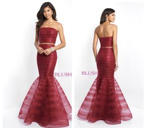 New With Tags Size 10 Blush Two Piece Gown $125
