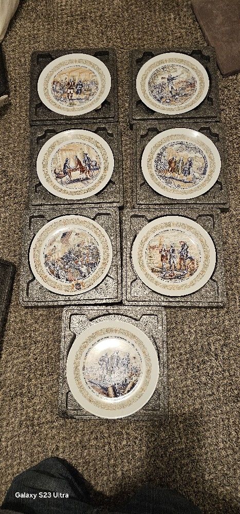Antique plates