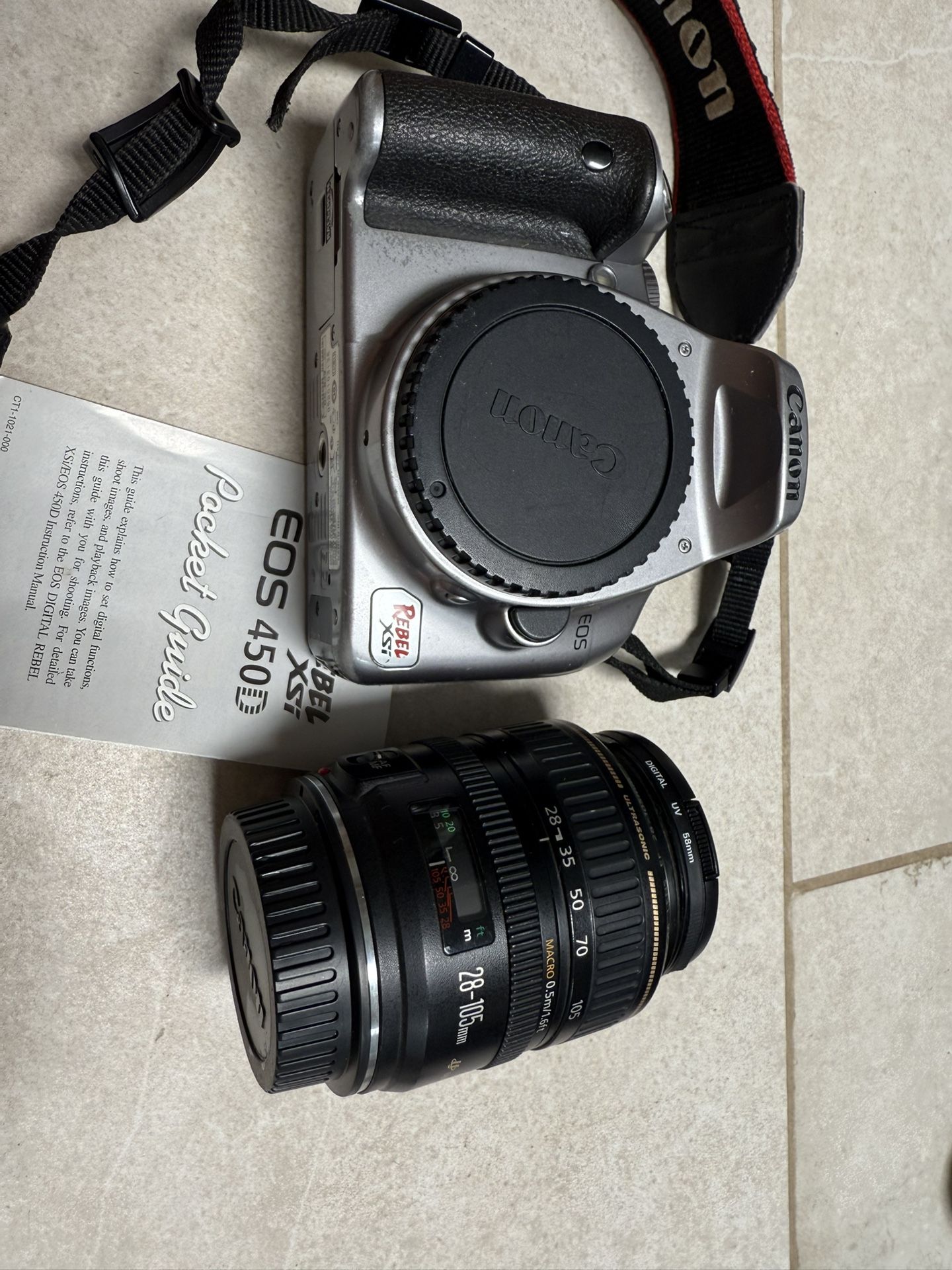 Canon Rebel XSi DSLR with 28β105mm Lens