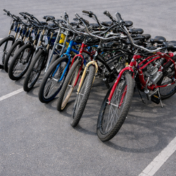 Motorized bicycle not e-bikes they are gas bikes