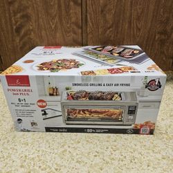 Emeril Power Grill 360 Plus, 6 n 1 Smokeless Grill and Air Fry Toaster Oven XL