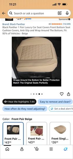 Seat covers