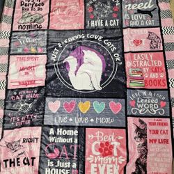 Just Freaking Love Cats Throw Blanket new vaccum sealed