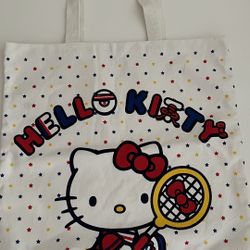 Hello Kitty Sanrio Canvas Tote Bag 