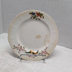 Flower Pattern Vintage Plate
