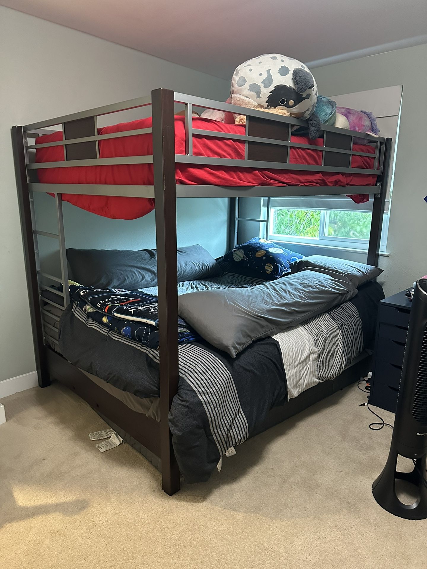 Full Over Queen Bunk Bed/full Over Sofa 