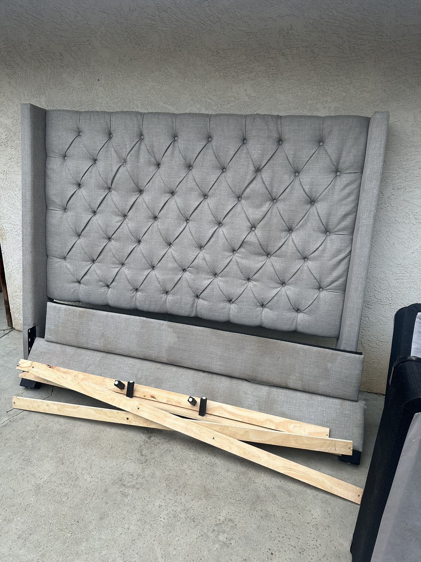 King Size Bed Frame With Box Spring