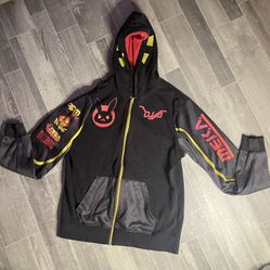 JINX Meka https://offerup.com/redirect/?o=RC5WYQ== APM KR Blizzard Jacket Mens Size M Black Hooded I Play To Win