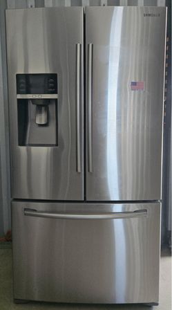 Samsung stainless counter depth 3-door French door refrigerator