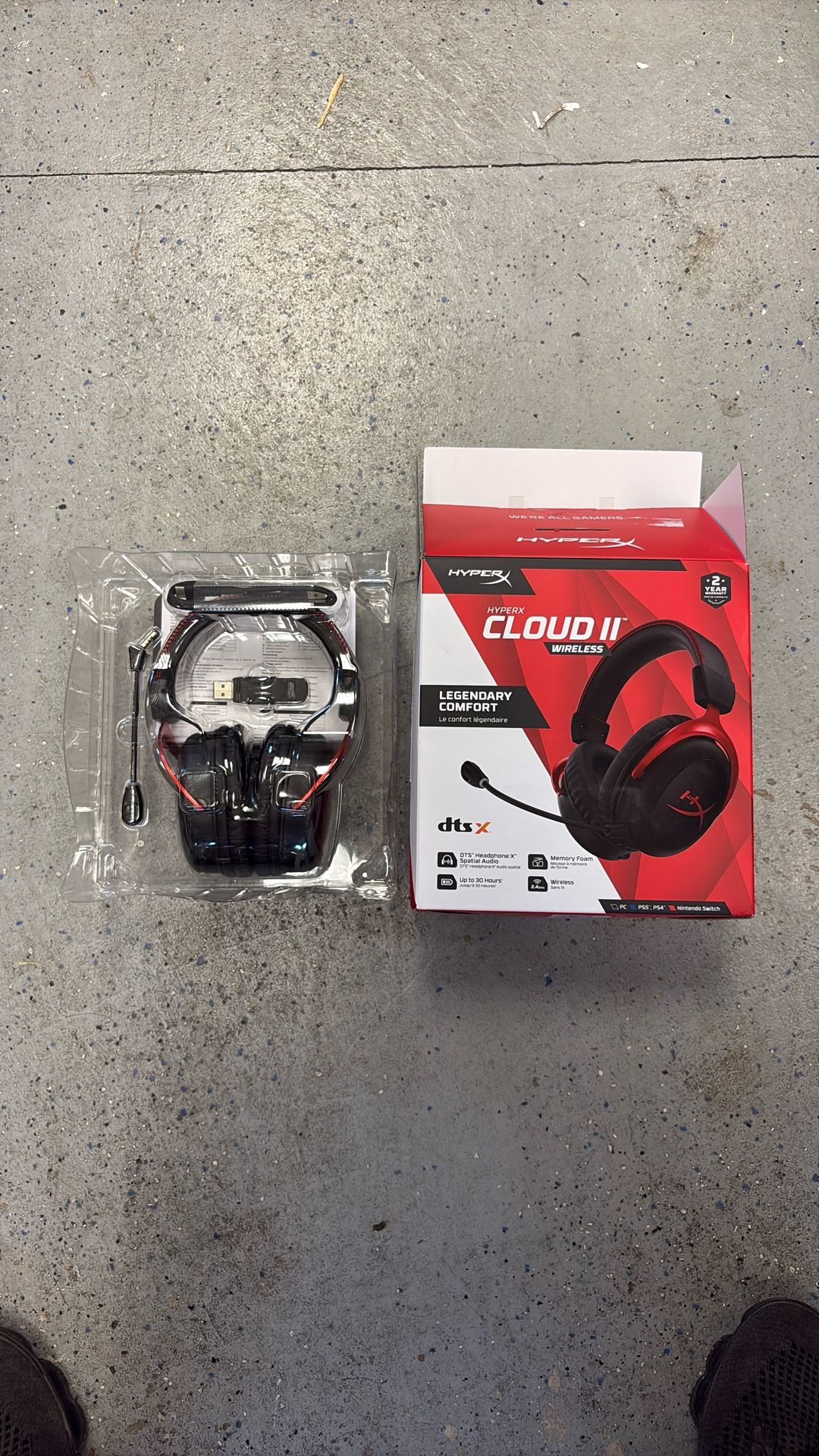 HyperX Cloud II Wireless Gaming Headset For PS5 NEW
