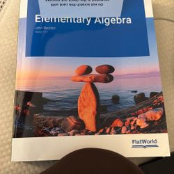 Algebra Flat world Textbook 