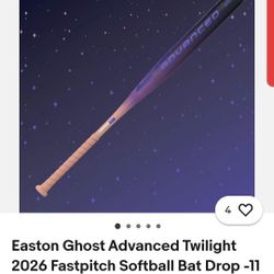 Easton Ghost Advanced Twilight 2026 Fastpitch Softball Bat Drop -11
