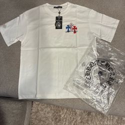 Chrome Hearts Triple Cross T-Shirt White
