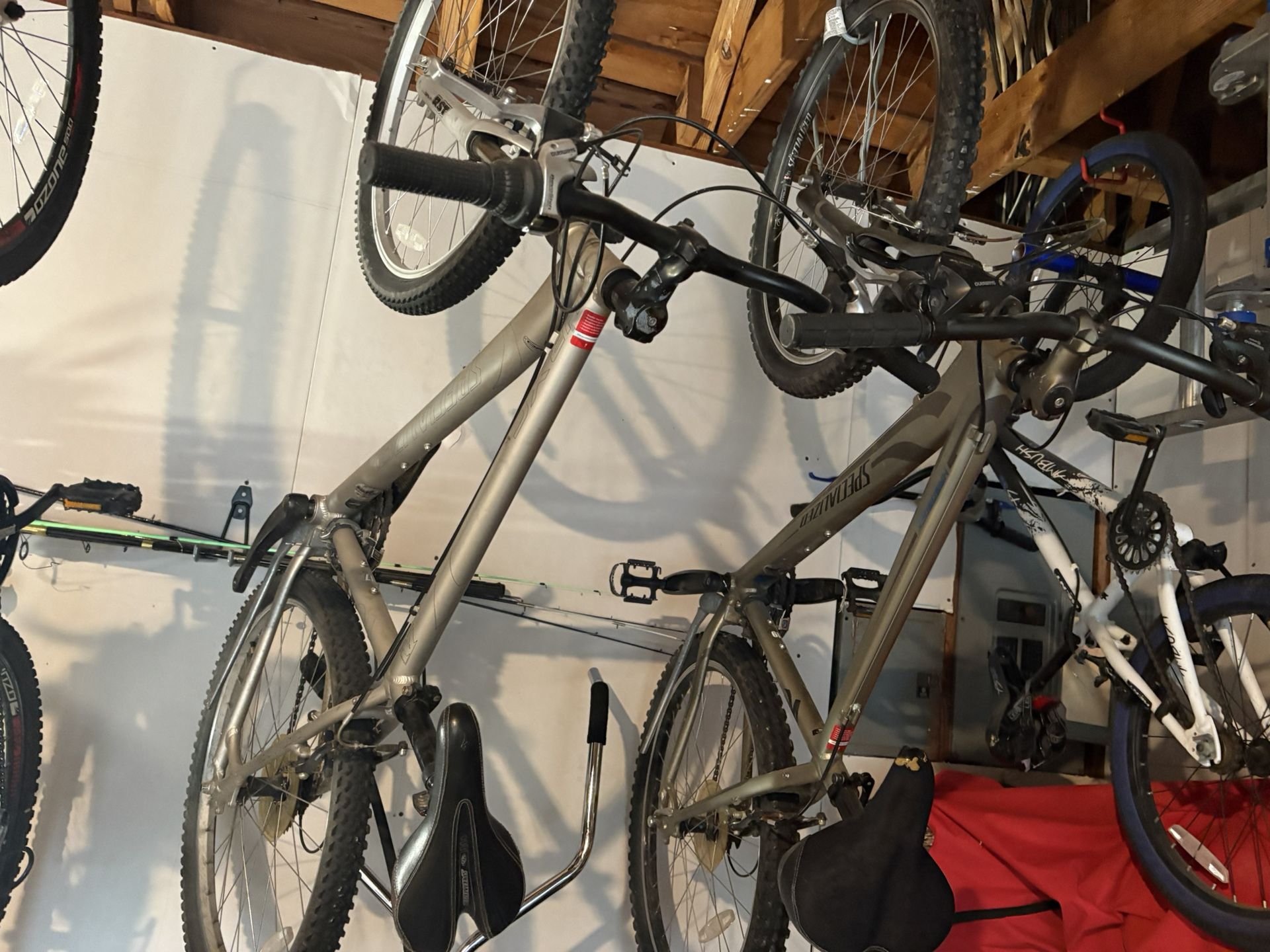 2 mtb bikes