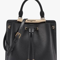 KARL LAGERFELD Paris Women's Evelina Bucket Bag