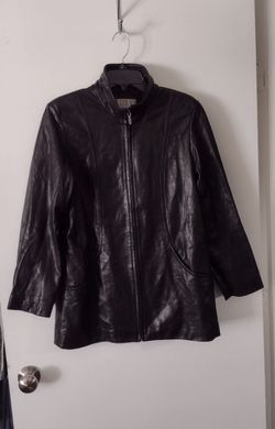 Black Genuine Lambskin Jacket 