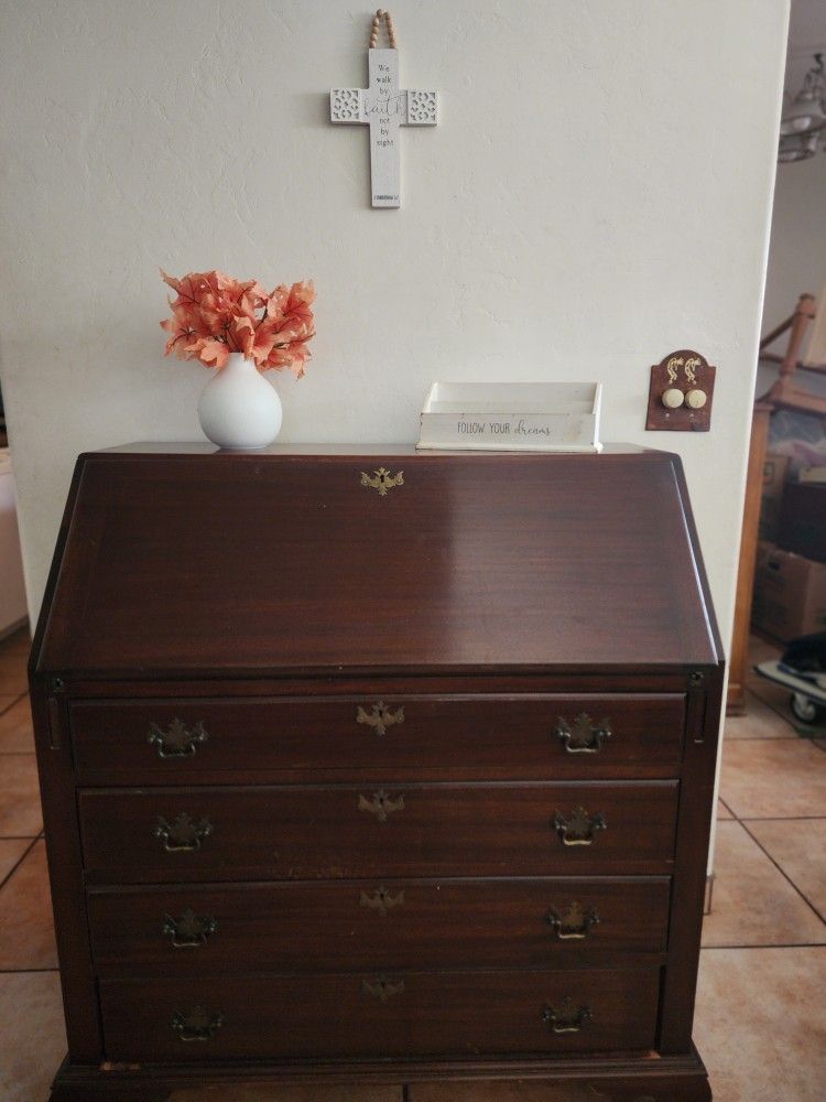 Antique Mahogany Original Secretary Desk