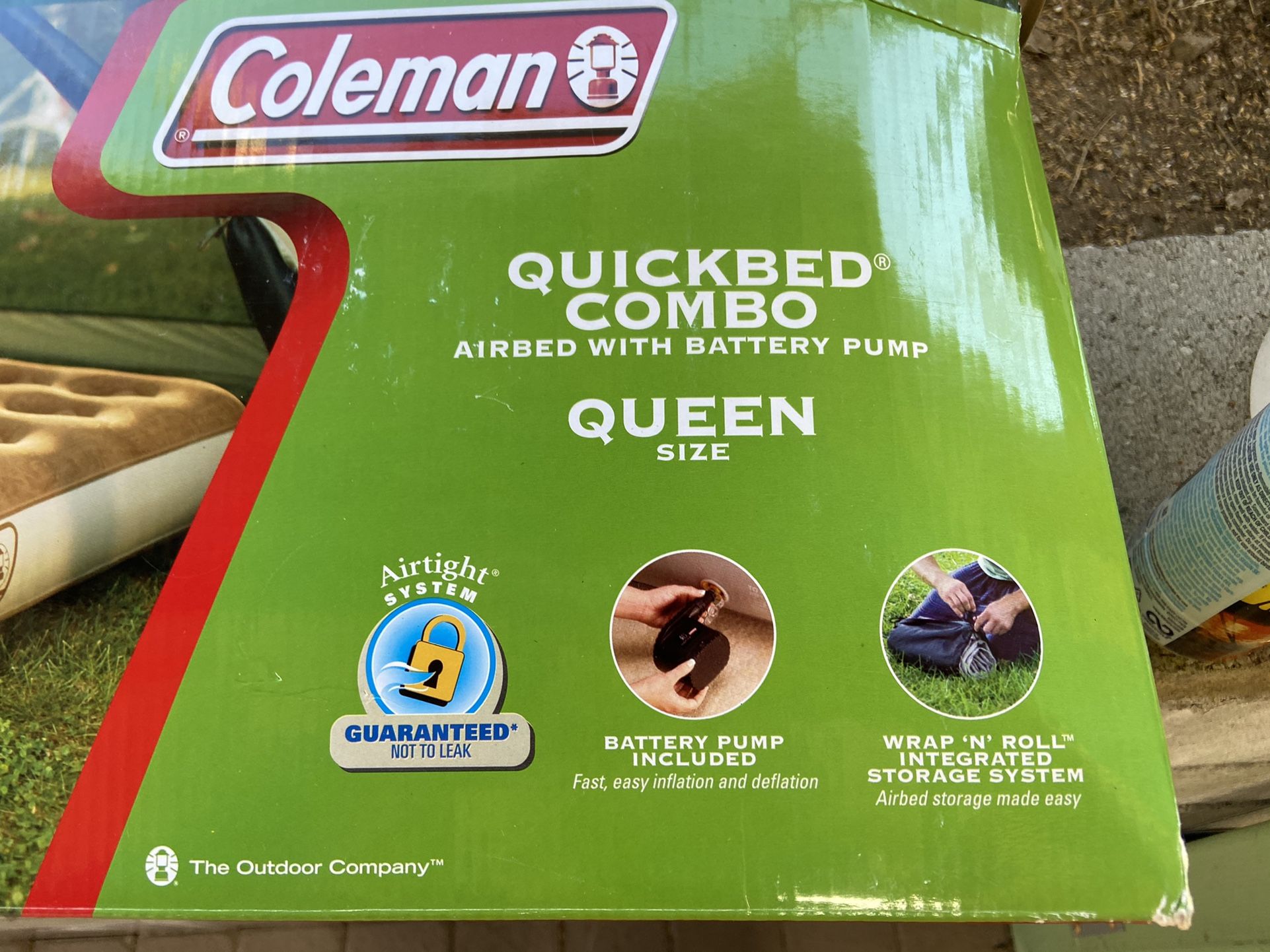 Coleman quick Bed Combo Air Mattress With Pump