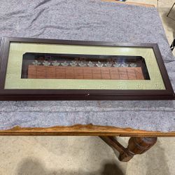 Shadowbox With Chinese Zodiac Figures