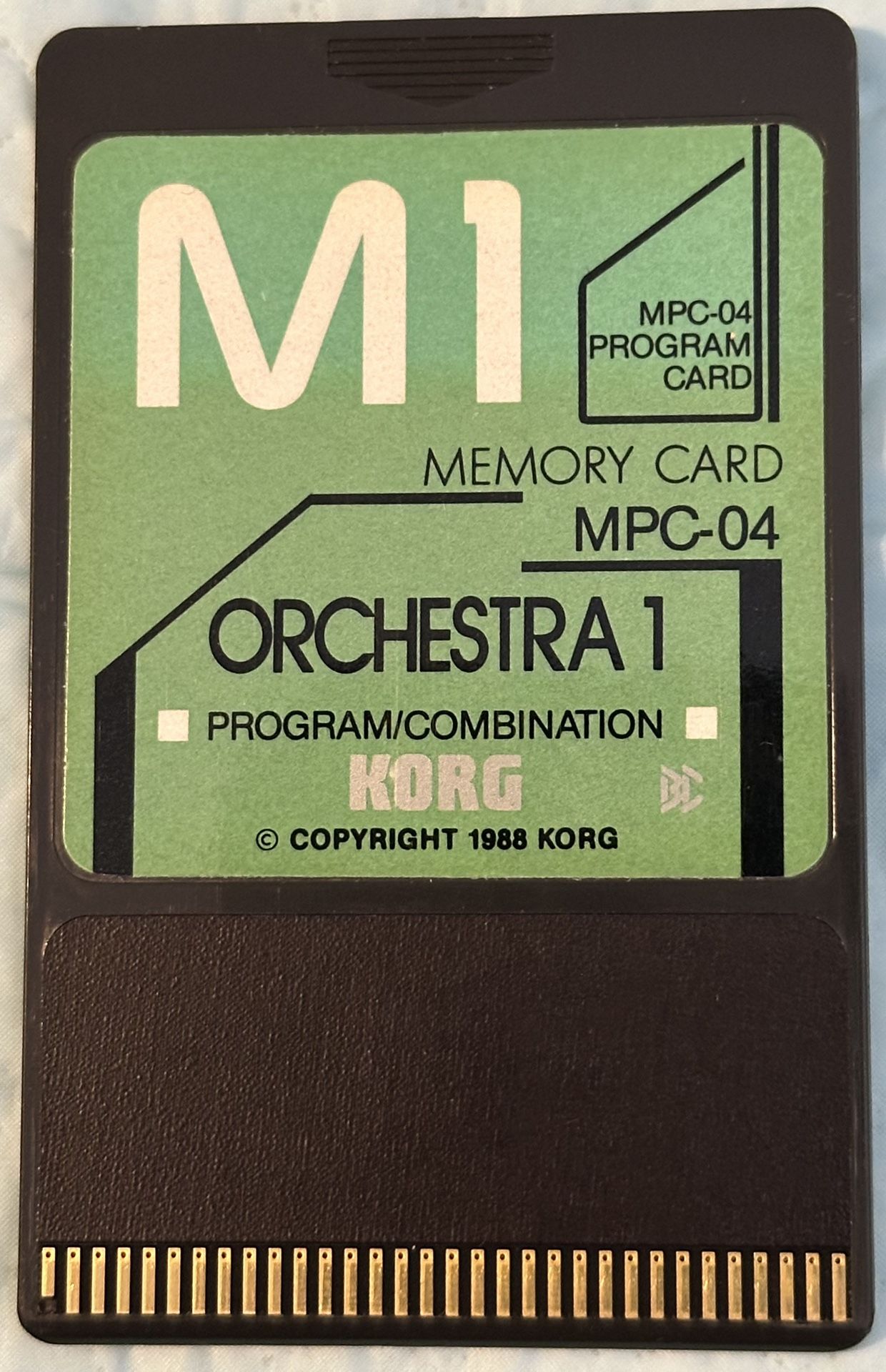 KORG M1 Orchestra 1 MPC 04 Card