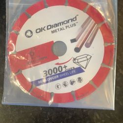 OK Diamond Metal Plus 6” Blade