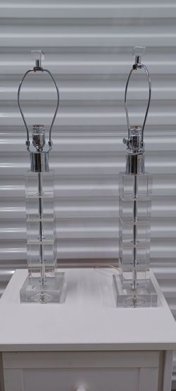 CLASSY 3 WAY CRYSTAL LAMPS good Quality heavy