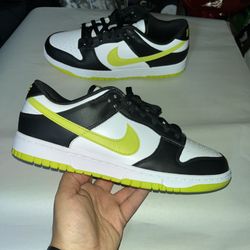 Nike Dunk Low Retro White Cactus BLK  SNEAKERS (DV0833-110) Men Size 10 NEW DMG 
