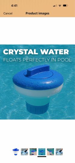 XtremepowerUS Chlorine Bromine Floater Chlorine Dispenser, Tablet Float 3" Dispenser For Pool, Idea For In-Ground & Above-Ground  5$