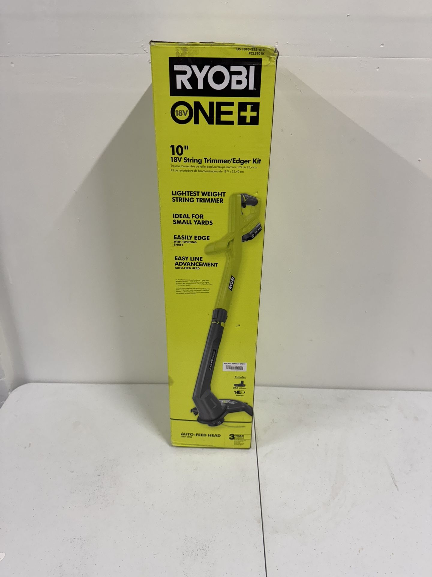 RYOBI ONE+ 18V 10 in. Cordless Battery String Trimmer/Edger (Tools Only)