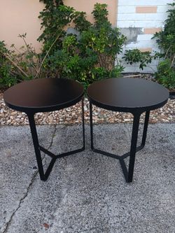 (2)Tacchini Cage Side Table 