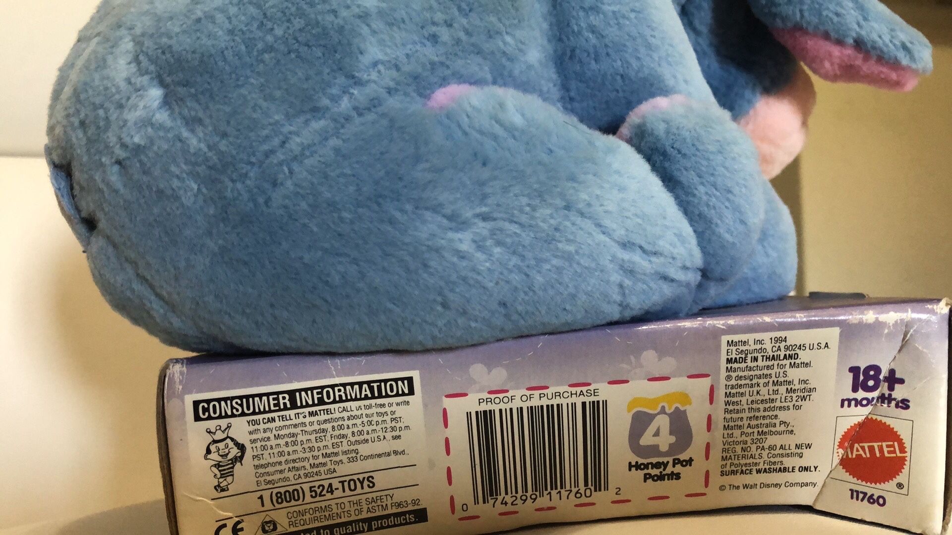 Plush Eeyore disney Winnie the Pooh