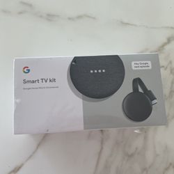 Google Smart TV kit Google home Mini And chromecast