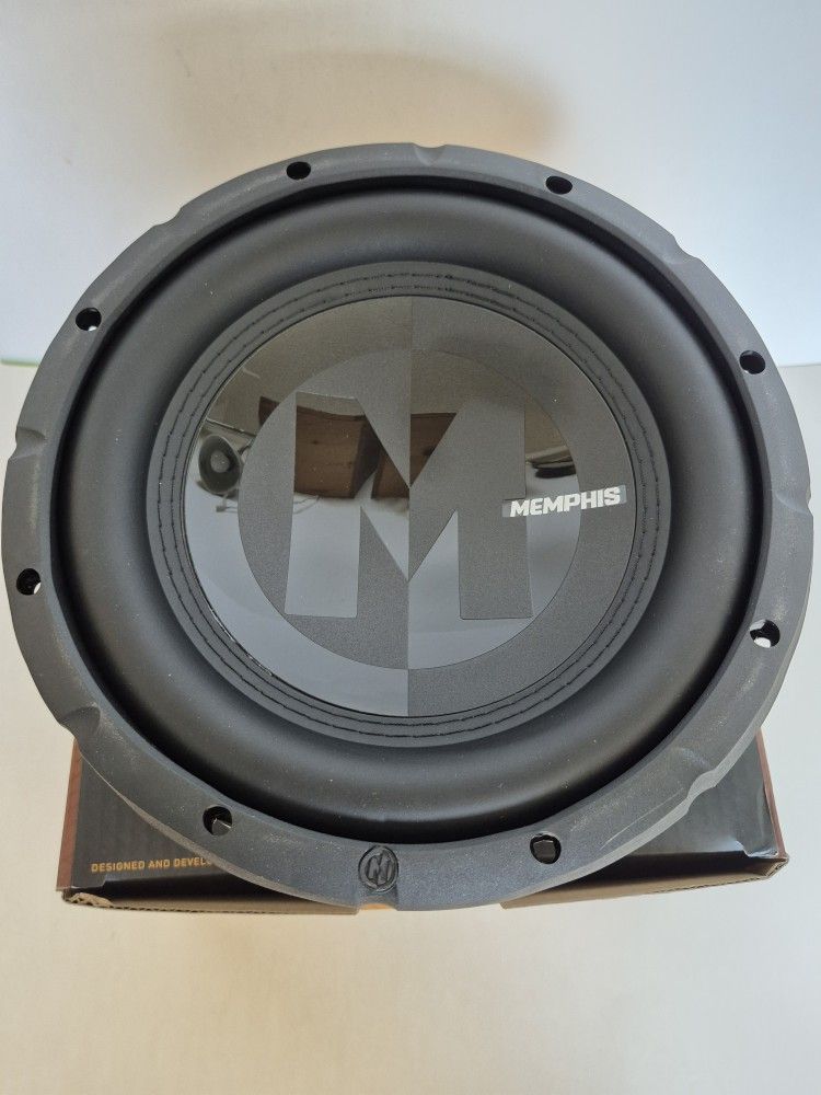 MEMPHIS ( 1 ) 10 INCH 2 OR 4 OHM SELECTABLE VOICE COIL CAR SUBWOOFER 600 WATTS ( BRAND NEW PRICE IS LOWEST INSTALL NOT AVAILABLE )