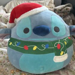 Giant Christmas Stitch Squishmallow & Giant Caramel Frappuccino Squishmallow
