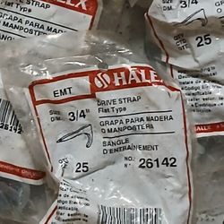 Halex 3/4" Drive Strap 25 Pieces $4