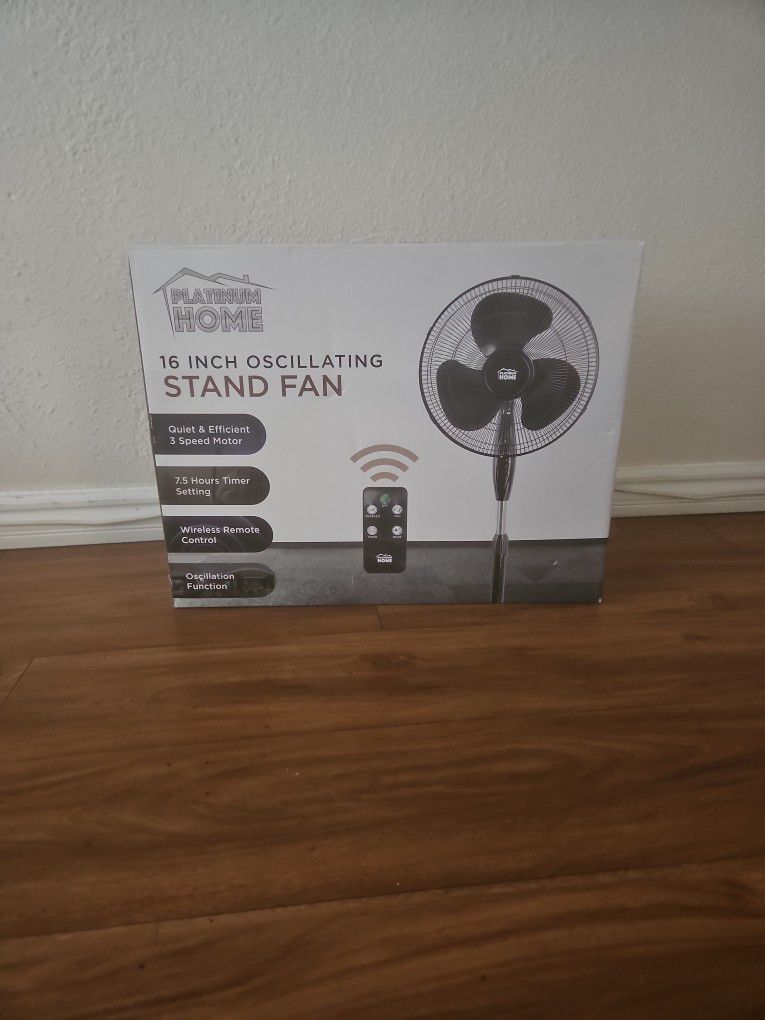16 Inch Oscillating Stand Fan