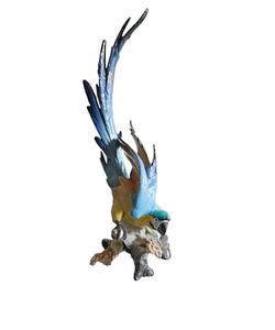 Large Hutschenreurther Porcelain Tropical Parrot
