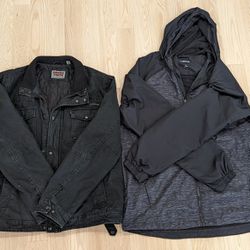 2 XL Men's Jackets (Levi's & Sport-tek)