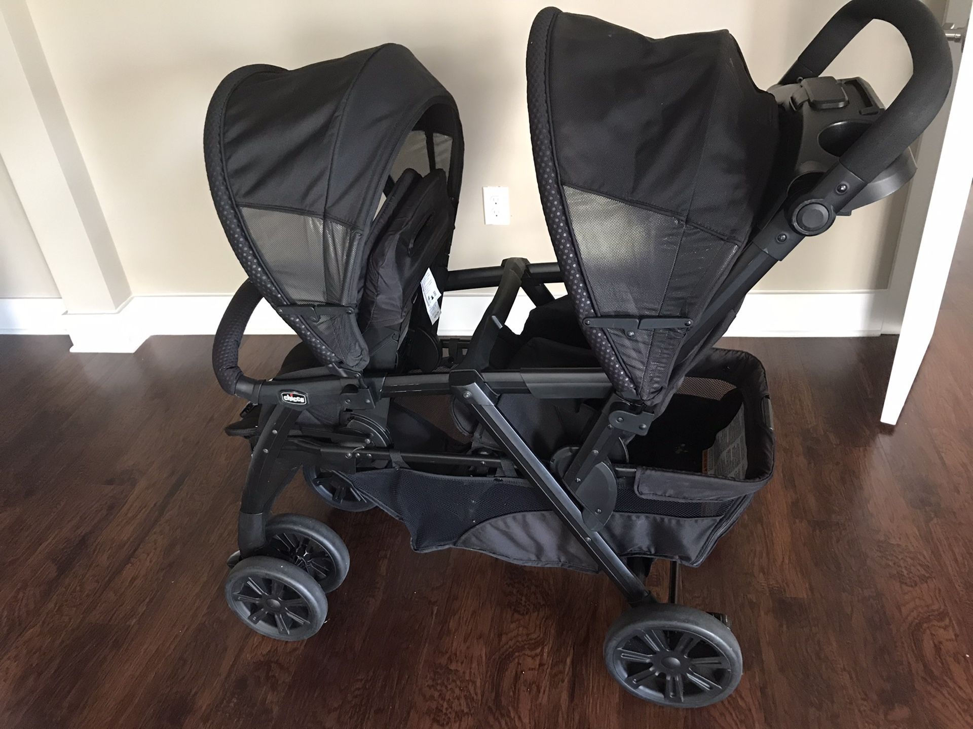 Chicco double stroller clean and perfect condition