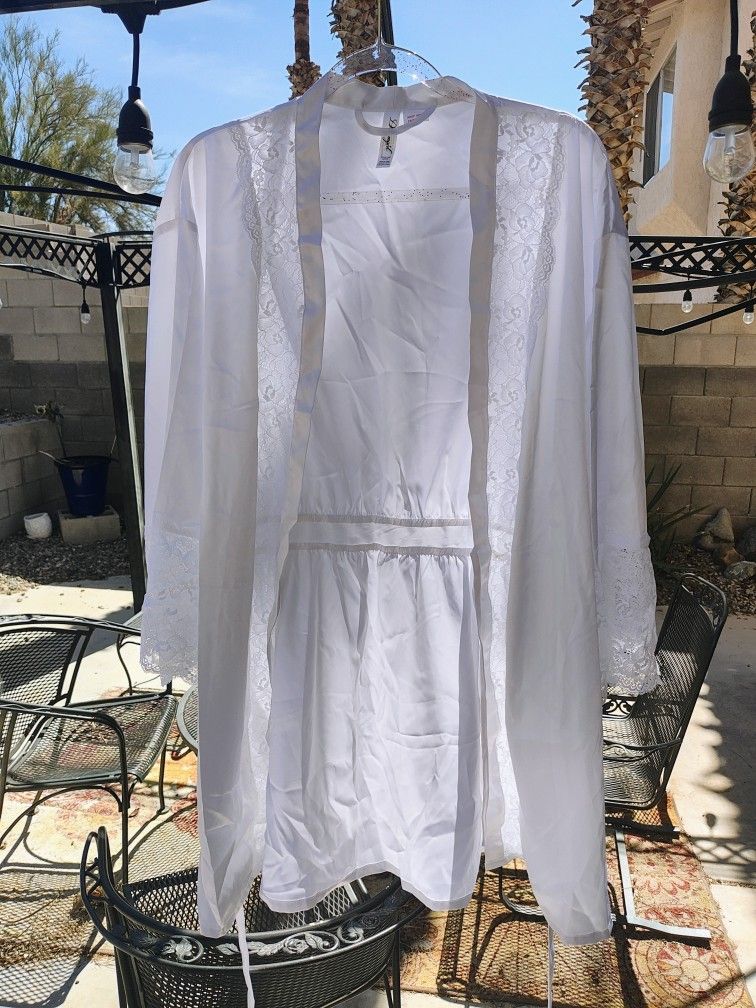 Silk Robe Sz XL
