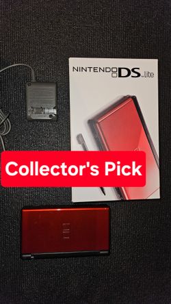 Crimson Red Nintendo DS Lite- Like New