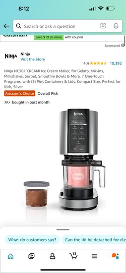 Ninja Ice Cream Maker 170$$