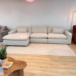 3PC Modular Feather Down Cloud Couch
