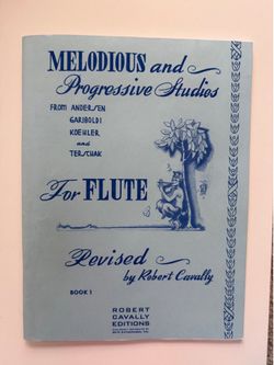 Melodious and progressive studies for flute
