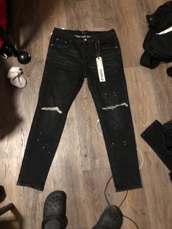 Purple jeans