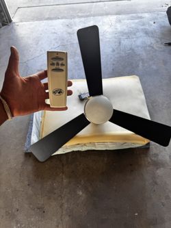 Hampton Bay Cielikg Fan With Remote And Dimmer Remote