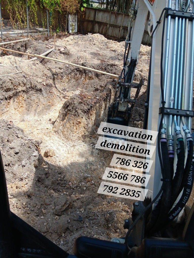 Excavation Demolition Bobcat